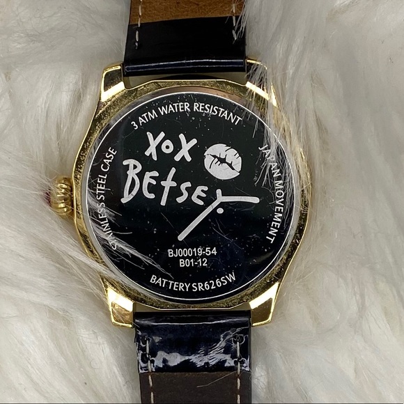 Betsey Johnson Cheetah Heart Watch